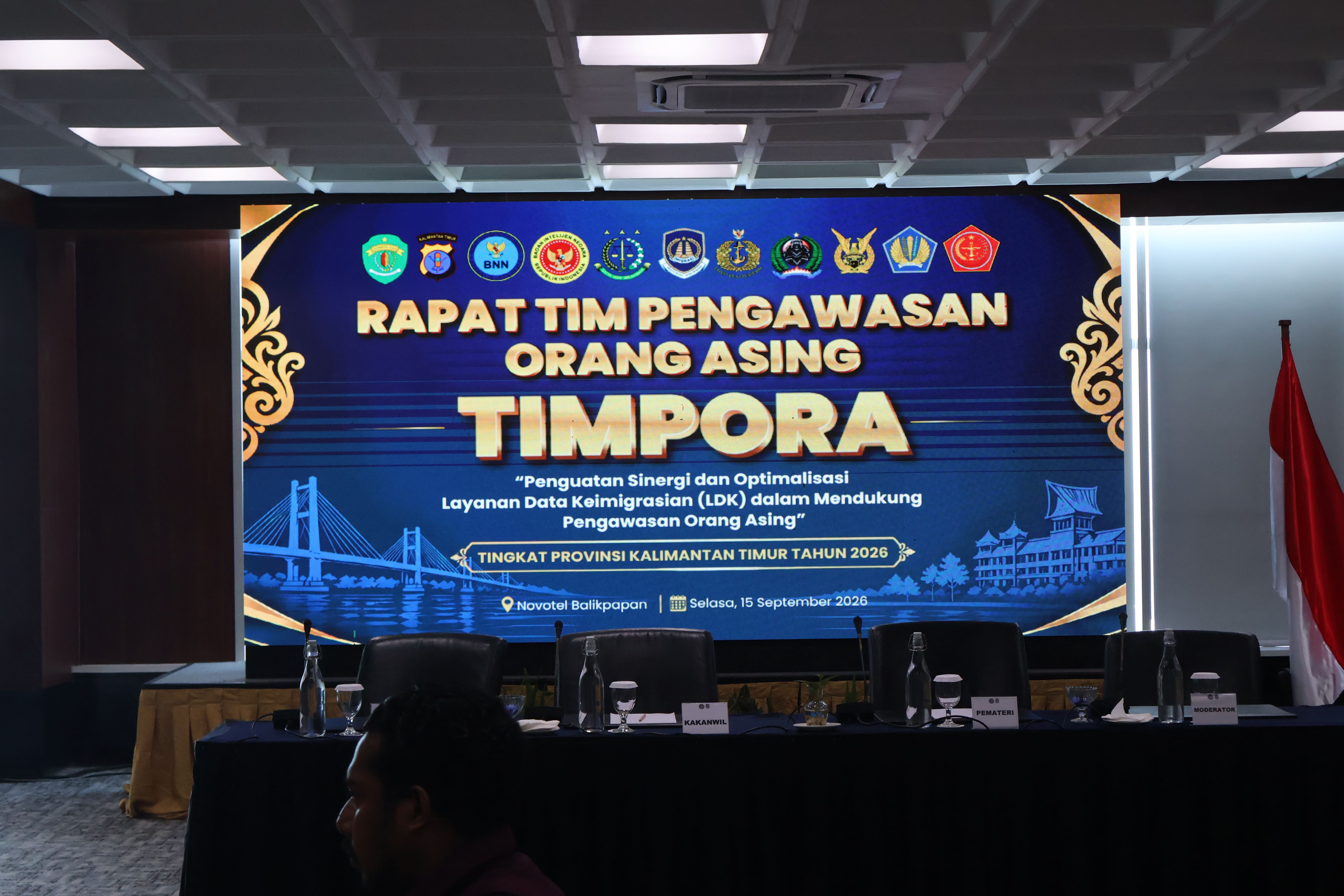 Rapat TIMPORA Kaltim, Imigrasi Balikpapan Dukung Optimalisasi Data untuk Pengawasan Orang Asing